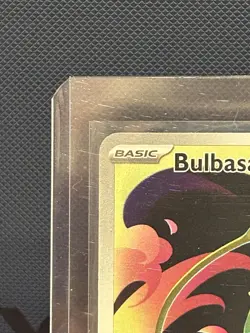 Pokemon TCG Bulbasaur Mega Evolution Stamped 133/132 Holo Illustration Rare EN - Image 3