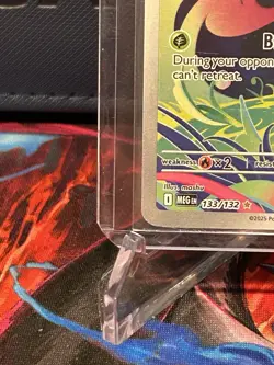Pokemon TCG Bulbasaur Mega Evolution Stamped 133/132 Holo Illustration Rare EN - Image 5