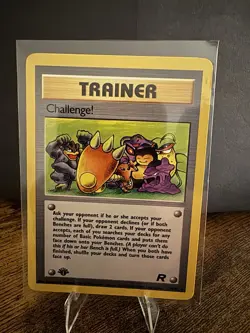 Pokemon TCG Challenge! Trainer 74/82 1st Edition Team Rocket Wizards 2000 - Image 3