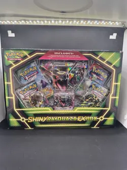 2015 Pokemon Shiny Rayquaza EX Box Factory Sealed XY Roaring Skies Primal Clash - Image 1