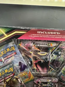 2015 Pokemon Shiny Rayquaza EX Box Factory Sealed XY Roaring Skies Primal Clash - Image 4
