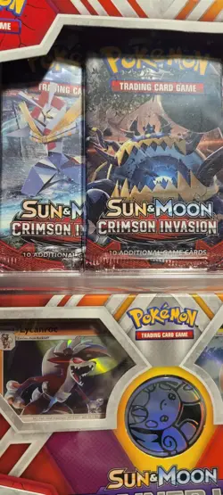 Pokemon Sun & Moon Trainer Kit Crimson Invasion 2-30 Packs + 3-10 Packs - Image 5
