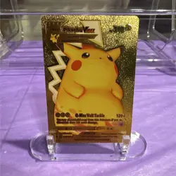 Pokemon Pikachu VMAX Gold Foil Card - Image 1
