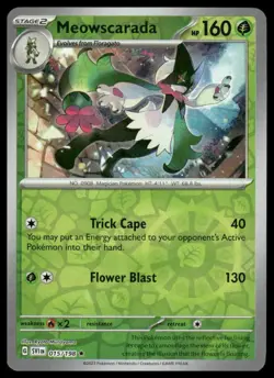 Pokemon SV01: Scarlet & Violet Base Set #015/198 Meowscarada Holo - Image 1