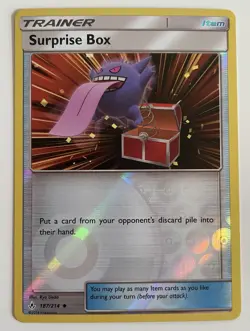 Surprise Box 187/214 Pokemon TCG SM Unbroken Bonds Reverse Holo LP - Image 1