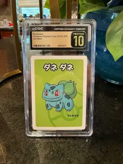 CGC 10 PRISTINE Bulbasaur Old Maid 2019 Japanese Pokemon Card - Image 1