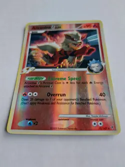 POKEMON ARCANINE G 15/147 REVERSE HOLO RARE LIGHTLY PLAYED BP - Image 2