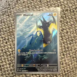 Pokemon TCG-Wattrel 178/167 Twilight Masquerade Illustration Rare NM - Image 1