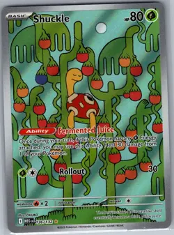 Shuckle 136/132 ME01: Mega Evolution - Pokemon Card - NM - Image 1