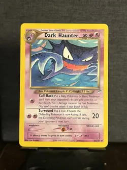 Pokemon Dark Haunter TCG Card Neo Destiny 36/105 - Image 1