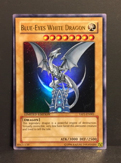Blue-Eyes White Dragon | Ultra Rare | YAP1 | leicht bespielt | english Yu-Gi-Oh - Image 1