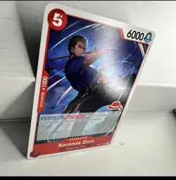 Roronoa Zoro OP11-016, UC, RED STRAW HAT LOGO 30, One Piece card, Akanegumo, ENG - Image 2