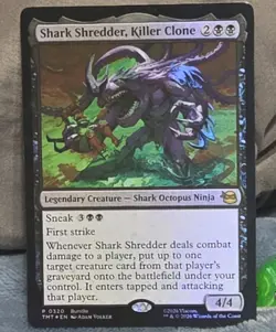 MTG TMNT - Foil Promo - Shark Shredder, Killer Clone #0320 - Image 1