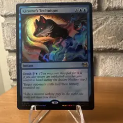 Magic: The Gathering Kitsune's Technique Rare Foil Instant 0042 2026 Blue - Image 1