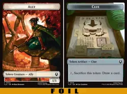 ALLY \ CLUE TOKEN ** FOIL ** #04/15 - Avatar: The Last Airbender - NM MTG - Image 1