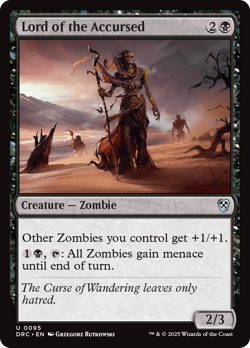 Lord of the Accursed [Aetherdrift Commander] Magic MTG - Image 1