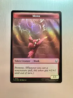 Food / Monk - MTG Avatar: The Last Airbender - Token - FOIL - Image 2