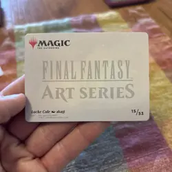 Locke Cole - Art Card - Gold Stamped, 15/53, NM, MTG - Image 2