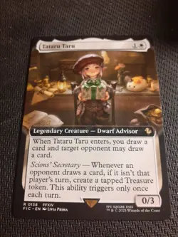 Extended Art Tataru Taru - Final Fantasy Commander - Rare - NM (see pics) MTG - Image 1
