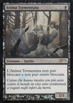 MTG 4 x Anima Tormentata - Promo - FOIL - DCI - FNM - ITA - MINT NEW - Image 1
