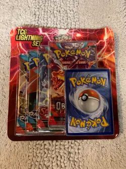 Pokemon TCG Lightning Set 4 Packs + 1 Card Factory Sealed 97712544540 - Image 1