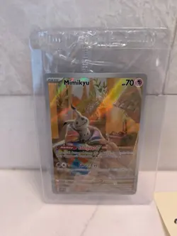 Pokemon Mimikyu 075 Scarlet & Violet Promo Holo Card English Pokemon Center - Image 1