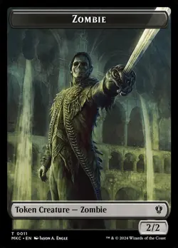 Vizier of Many Faces // Zombie Double-sided Token - MTG Cards Shop - Image 2