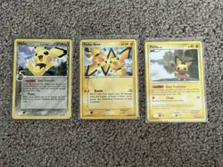 Pichu Pokemon Card Lot( Pichu Bros Pop Series 3 And Delta Species) - Image 1