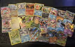 Pokemon 50-card Mystery Pack ULTRA RARES NO REPEATS Chance Of Vintage - Image 1