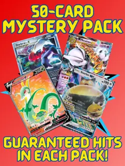 Pokemon 50-card Mystery Pack ULTRA RARES NO REPEATS Chance Of Vintage - Image 2