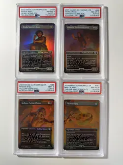 Mount Doom Scene FOIL Autograph The Lord of the Rings PSA 8+ Cards PSA 8+ Auto - Image 1