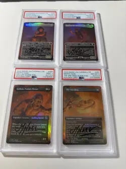Mount Doom Scene FOIL Autograph The Lord of the Rings PSA 8+ Cards PSA 8+ Auto - Image 2