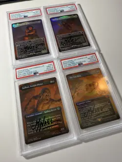 Mount Doom Scene FOIL Autograph The Lord of the Rings PSA 8+ Cards PSA 8+ Auto - Image 4
