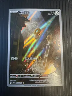 Pokemon TCG Temporal Forces Meltan Holo Illustration Card 179/162 - Image 1