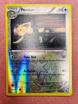 Persian 54/83 | XY Generations | 2016 Anniversary Pokemon Card Reverse Holo | LP - Image 1