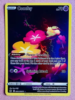 Comfey | GG14/GG70 | Crown Zenith Galarian Gallery | Pokemon TCG Card Holo | NM - Image 1