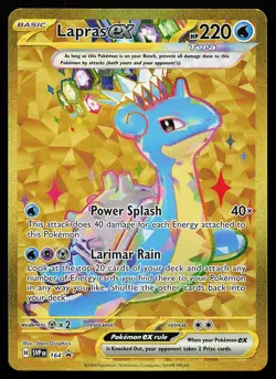 Lapras ex 164 Holo Scarlet & Violet Promo Pokemon Card - Image 1