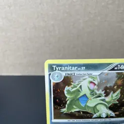 Tyranitar 17/123 Reverse Holo Rare DP Mysterious Treasures Pokemon Card LP + - Image 3