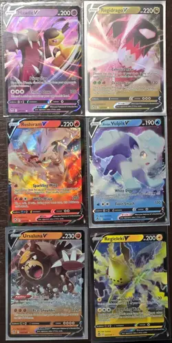 Pokemon Cards Lot (Ursaluna, Regieleki, Vulpix, Reshiram, Mawile, Regidrago, ST) - Image 1