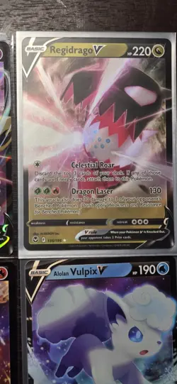 Pokemon Cards Lot (Ursaluna, Regieleki, Vulpix, Reshiram, Mawile, Regidrago, ST) - Image 3
