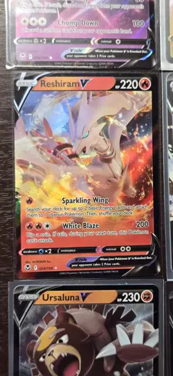 Pokemon Cards Lot (Ursaluna, Regieleki, Vulpix, Reshiram, Mawile, Regidrago, ST) - Image 5