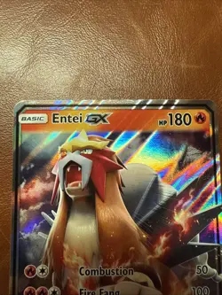 Entei GX 10/73 Shining Legends NM Ultra Rare Pokemon Card - Image 3