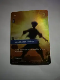 Unchecked Power League Of Legends Riftbound Origins Trading Card Game - Image 1