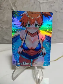 Misty Trading Card Waifu Goddess Story Anime Girl holo Karte Manga Full Art - Image 1