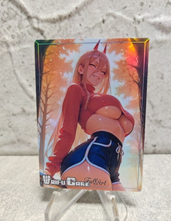 Power Trading Card Waifu Goddess Story Anime Girl holo Karte Manga Full Art - Image 1