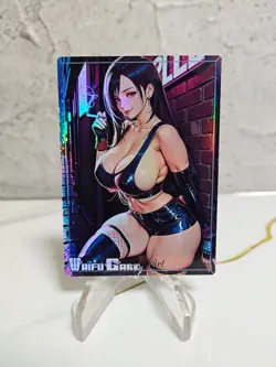 Tifa Trading Card Waifu Goddess Story Anime Girl holo Karte Manga Full Art - Image 1