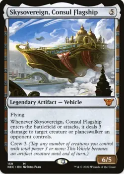 1 x Skysovereign, Consul Flagship - Neon Dynasty Commander - LP - MTG - JPL - Image 1