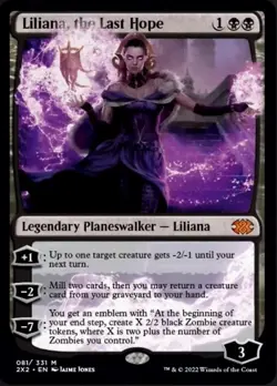 Liliana, the Last Hope [Double Masters 2022] Magic MTG - Image 1