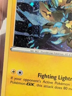 Pokemon TCG Zeraora SWSH Vivid Voltage 61/185 Cosmos Holo With Swirl 🍥 - Image 2