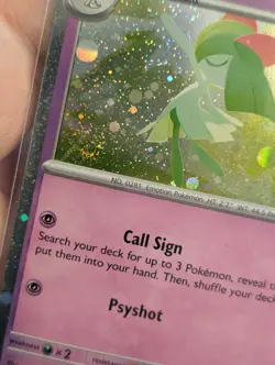 Pokemon Kirlia Cosmos Holo With SWIRL 059/132 Mega Evolution - Image 2